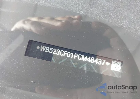 2023 BMW Ix xDrive50 z USA, uszkodzony, nr VIN WB523CF01PCM48437